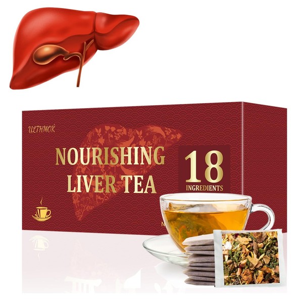 Premium 18 Flavors Liver Care Tea,30 Tea Bags/150g,Nourishing Liver with
