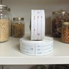 2 Rolls 1000 Labels Removable Food Labels, Waterproof Self-Adhesive Freezer