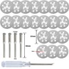VLYX 545 Diamond Cutting Wheels (20PCS) + 3mm Mandrel (4PCS)