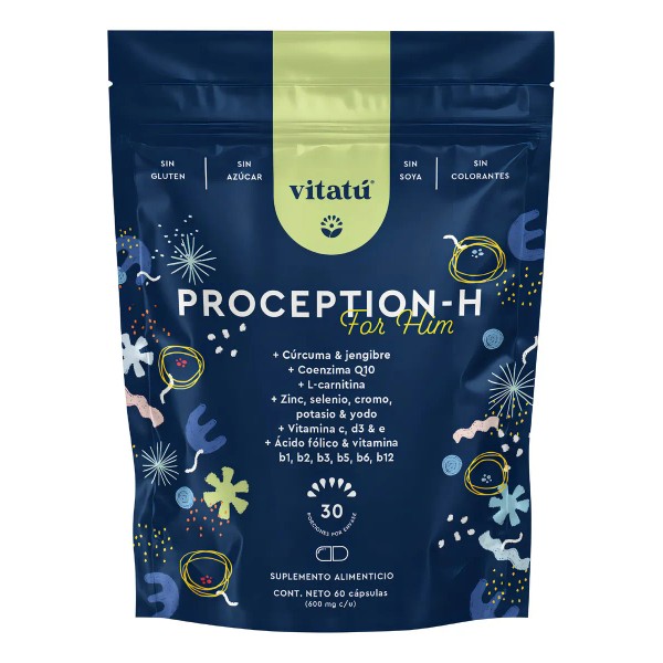 Vitatú | Proception suplemento para hombre con Zinc, Folato, L-Carnitina,