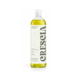 Crescia Shampoo Natural 990 ml – Fórmula Botánica para Fortalecer el Cabello y Estimular su Crecimiento – Sin Sulfatos ni Parabenos – Con Aceites de Bergamota, Argán y Romero