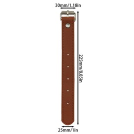 XGNG 2Pairs 4PCS Bicycle Basket Cargo Straps Bike Basket Leather Straps Front Handlebar Basket Straps for Bike Beach Cruiser Bicycle