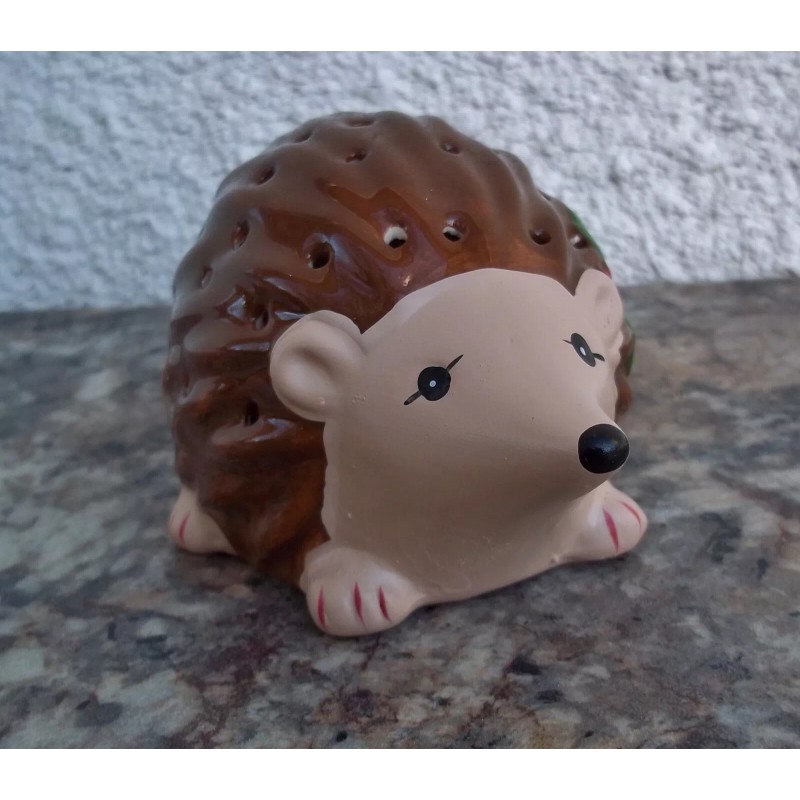Kitchen HEDGEHOG CERAMIC TOOTHPICK HOLDER NEW IN BOX HAND PAINTED
