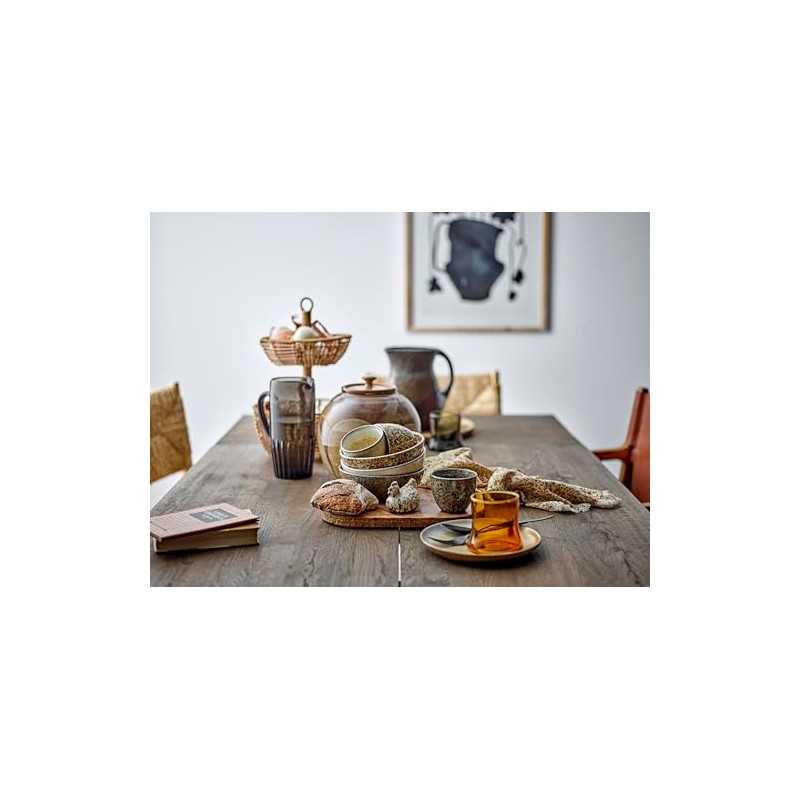 Chicky Brown Stoneware Salt and Pepper Set