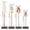 24-Piece Stainless Steel Utensils Set Include Forks Knives Spoons Silverware