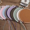 LOS ANDES 15.7'' Cat Scratcher Mat, Natural Cotton Rope Round