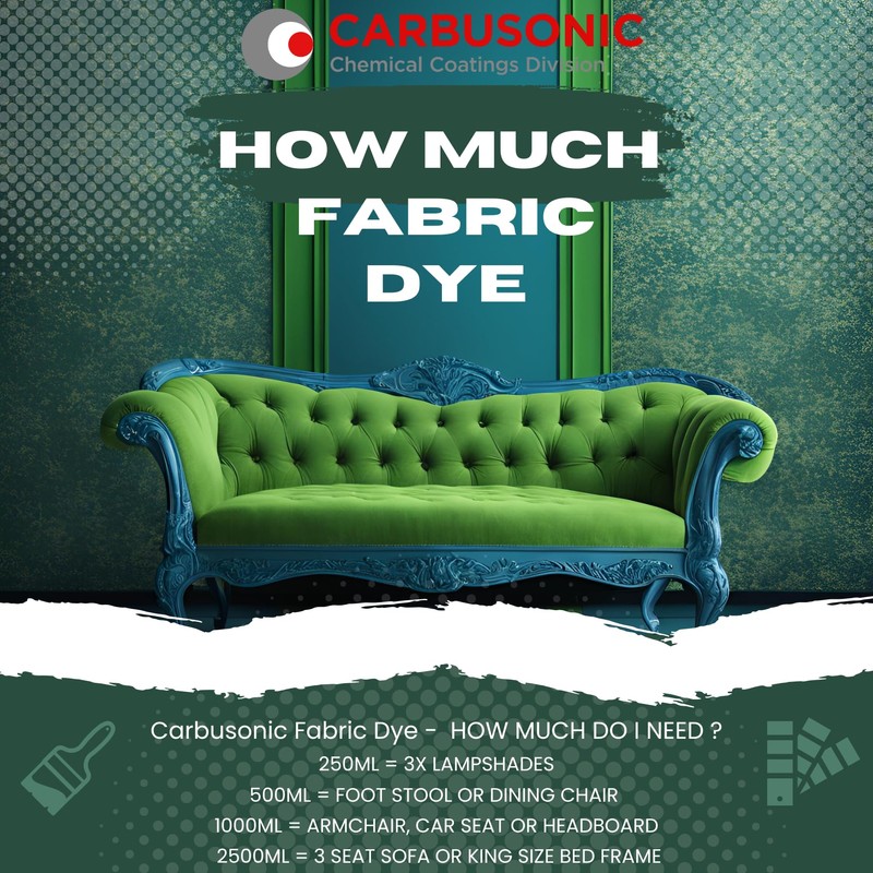 Carbusonic Fabric Paint - Dyes Fabric - Restore or Change