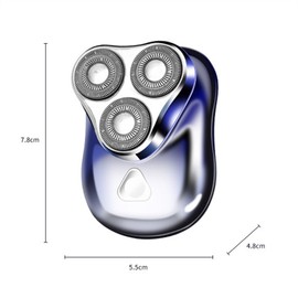 Triple Head Razor Electric Men's Mini Razor Full Body Wash Portable Rechargeable Beard Razor