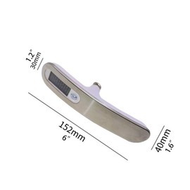 Votono Digital Archery Scale Recurve Bow Compound Bow Hunting Scale Luggage Scale with LCD Display 110 Lbs (Silver)