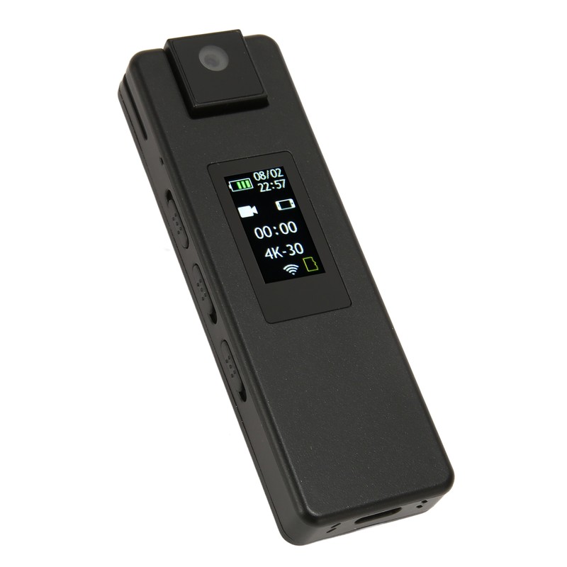 Body Worn Camera Wireless WiFi 4K Motion Monitoring Function Large