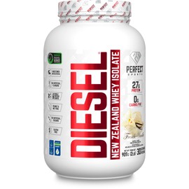PERFECT SPORTS PERFECT SPORTS Diesel New Zealand Whey Protein Isolate, Stevia Sweetened, French Vanilla, 908gram