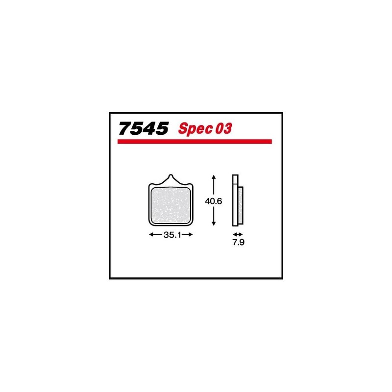 Metallica 7545-Spec03 Brake Pad