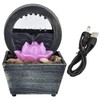 Joyzan Tabletop Fountain, Indoor Waterfall Meditation Rock Mini Water Desktop