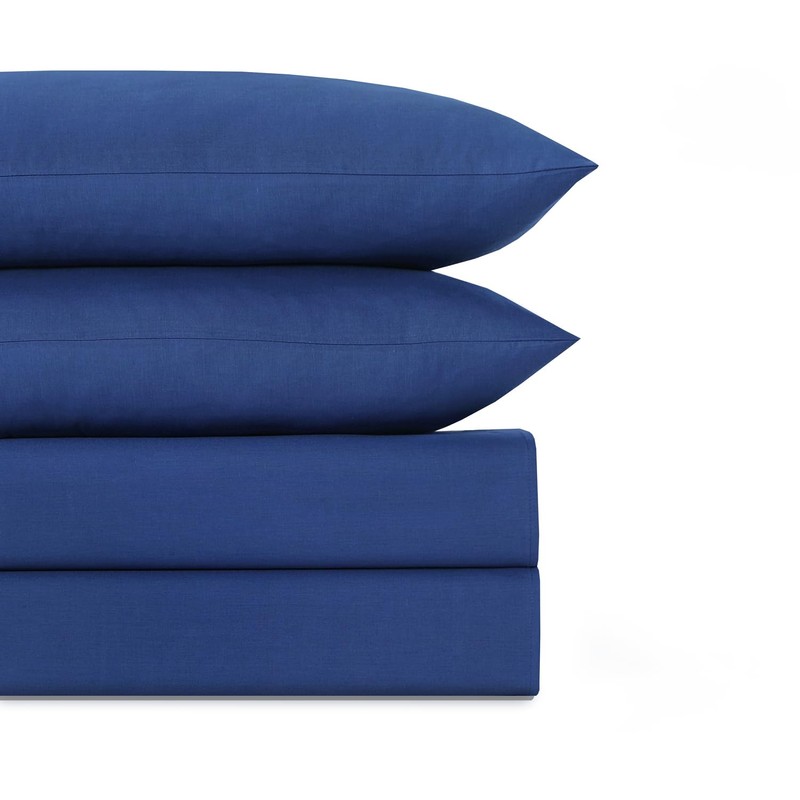 CHARKHAH Polycotton Fitted Sheet for Single Double King Super King