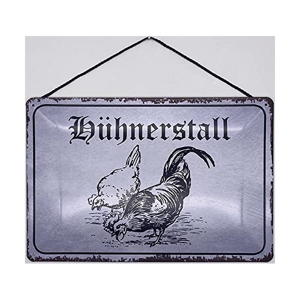 Blechschild Blechemma Wall Decoration Sign with Cord 30 x 20