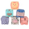 12PCS Children Silicone Building Blocks Soft DIY Educational Chewable Animals