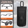 Xxerciz Tactical Molle Eyeglass Case, Soft Sunglasses Case Portable Outdoor