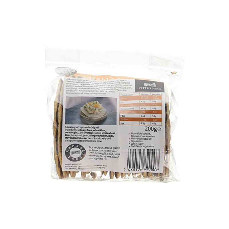 Peter's Yard Original Artisan Swedish Crispbread, 200g