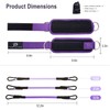 Ankle Resistance Bands with Cuffs: Women Ankle Strap Band for