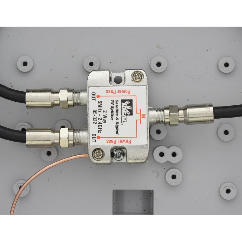 IDEAL Electrical 85-332 2-Way Digital Cable Splitter, 2.4 GHz