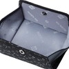 Indenya Coin Purse G, Black Deerskin x Black Lacquer Dragonfly