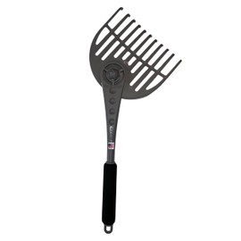 Rake-Away Ergonomic and Multidirectional Adjustable Hand Rake - Rake for Leaves, Lawn Leveling Rake, Thatch Rake, Leaf Rake, Garden Trowel and Cultivator - Perfect Garden Tools for Gardening & Mulch