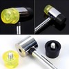 Gummihämmer Schonhammer – Doppelkopf Design mit Rutschfestem PVC Griff -