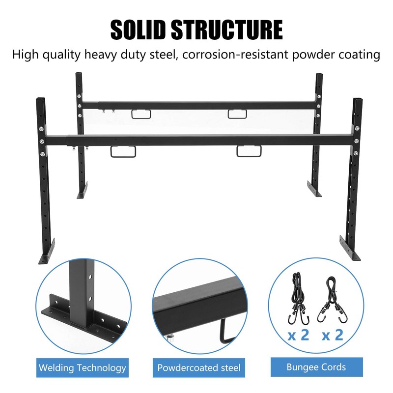 Colinktool Adjustable Roof Ladder Racks,Trailer Ladder Racks Fit for 4'-7'