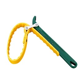 Oil Filter Band Wrench Rubber Mannesmann Wrench Diameter Max. 120 mm, Adjustable Strap Wrench for Pipes Jar Lid Removal Car Repair, 9 Inches
