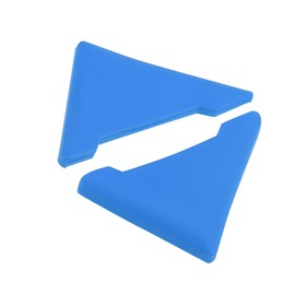 INFINAUTO 2pcs PVC Universal Car Door Corner Edge Guards Bumper Protector Blue Stylish Design