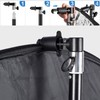 Studio Reflector Clip Clamp Holder Photography Photo Backgrounds Backdrops Circular