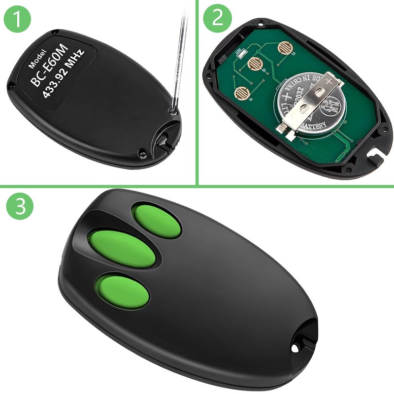 Garage Remote Compatible with Merlin C945 E945 E950M MR650EVO MRC950