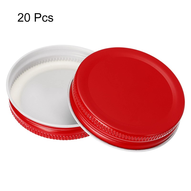 uxcell Mason Jar Lids, 70mm/2.76" Regular Mouth Tin Plate Caps
