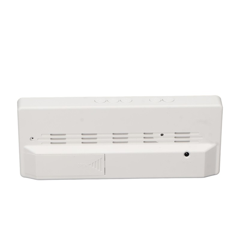 Digital Alarm Clock Temperature Display LED Mirror Electronic Clocks for