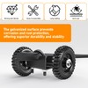 6" Rolling Gate Rubber Wheel Carrier – Heavy-Duty Wheel for