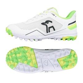 Kookaburra KC 5.0 Rubber Sole Cricket Shoe - Yellow/Green - 4
