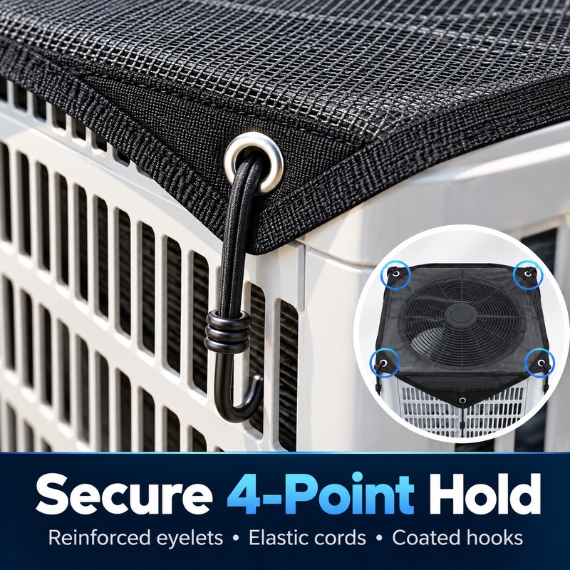 Outdoor Central Air Conditioner Mesh Top Cover, 28 Inch AC