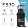 InSinkErator ES30 W/C 1/3 HP Motor Continuous Feed Kitchen Garbage