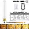 Leools LED Light Bulb T10 Dimmable Flick-Free Matt White 6W