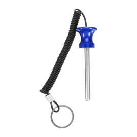 PATIKIL Pin Tencil Weight Stack Pin 5/16" Diameter 3" Locking Space Magnetic Gym Pin Universal Weight Stack Replacement Weight Selector Pin for Home Gym Machine Blue