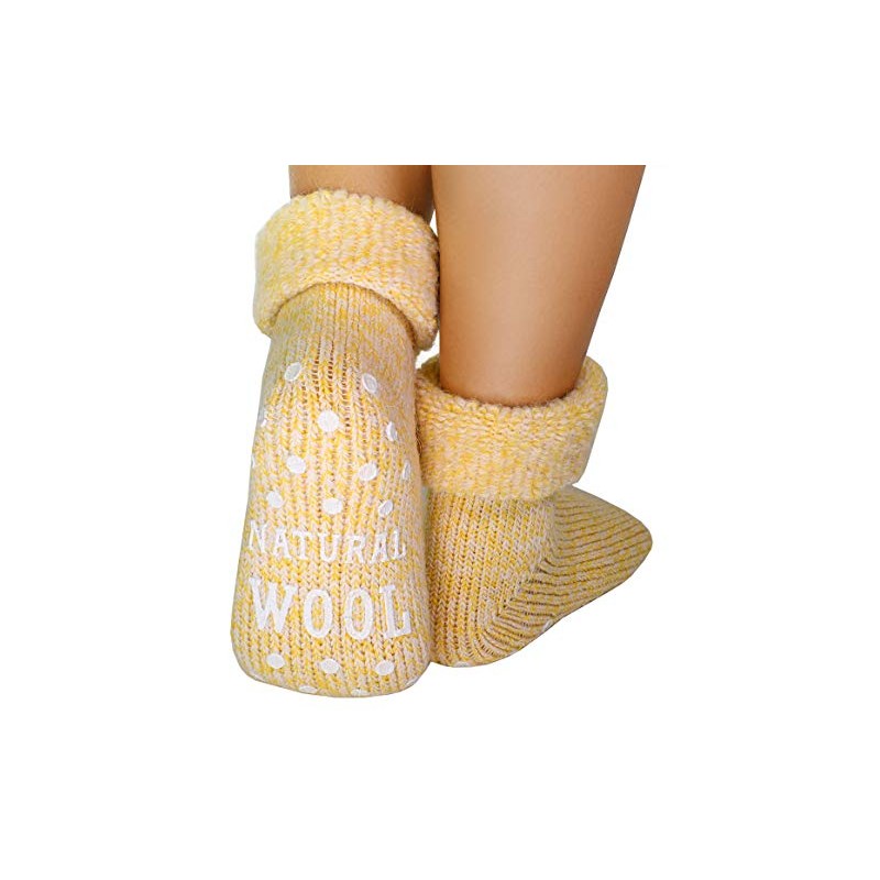 dunaro 1-2 Pairs of ABS Non-Slip Socks Wool Socks Stopper