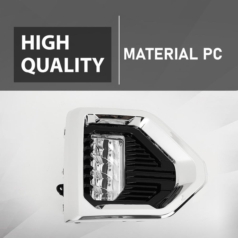 G-PLUS LED Fog Light Lamp Compatible with GMC Sierra 1500