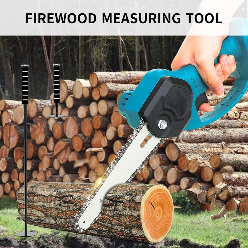 Sthmeyue Firewood Measuring Tool，9 to 28.5 Inches Measurement Range, Aluminum