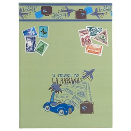 Exacompta 25901E Premium Stamp Collection Album Starter Kit with 16 Black Pages Insert Book for Your Hobby Stamp Album 1 Piece Random Colour