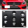 Front Bumper Tow Hook License Plate Holder Frame Adapter Bracket