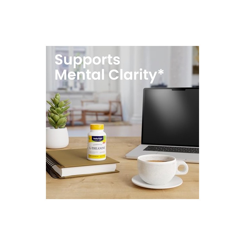 Healthy Origins L-Theanine (AlphaWave) 100 mg , 180 Veggie Caps