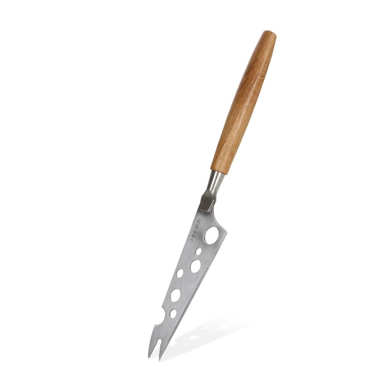 BOSKA "Cheesy Oak/Stainless Steel Cheese Knife, Silver/Brown