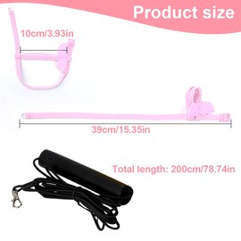 PHCOZY 1 x Pet Harness and Lead Adjustable for Parrots Aeroplane Anti Bite Training Rope Bird Nylon Rope Adjustable Bird Harness and Lead for Outdoor Use