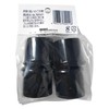 Wake Sangyo GK-014 Chair Cap, Round Shape, Black, 1.3 inches