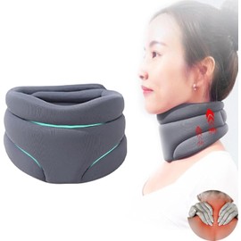 Fransande Cervicorrect Neck Support, Cervicorrect Neck Support by Healthy Lab Co, Neck Support for Sleeping, Neck Support to Support Neck Pain (Colour: Grey)
